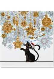 Bead Embroidery Kit on Art Canvas "One second "before""