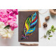 String Art Kit "Multicolored feather"