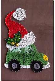 String Art Kit "Christmas car"