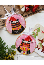 Christmas Ornament Bead Embroidery Kit "Murzdrav"