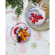 Christmas Ornament Bead Embroidery Kit "Handsome"
