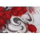 Bead Embroidery Kit on Art Canvas "Bai-hu (White tiger)"