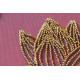 Bead Embroidery Kit on Art Canvas "Koi red"