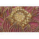 Bead Embroidery Kit on Art Canvas "Koi red"