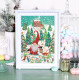 Bead Embroidery Kit on Art Canvas "Visiting the Dwarfs"