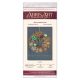 Bead Embroidery Kit on Art Canvas "New year wreath"