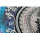 Bead Embroidery Kit on Art Canvas "Mandala feather"