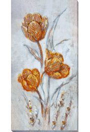 Bead Embroidery Kit on Art Canvas "Ball of flowers"