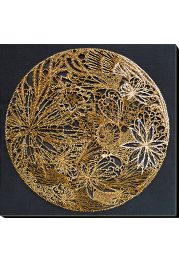 Bead Embroidery Kit on Art Canvas "Moon filigree"