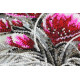 Bead Embroidery Kit on Art Canvas "Red emerald"