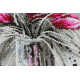 Bead Embroidery Kit on Art Canvas "Red emerald"