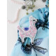 Christmas Ornament Bead Embroidery Kit "Pink llama"