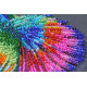 Bead Embroidery Kit on Art Canvas "Rainbow dance"