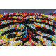 Bead Embroidery Kit on Art Canvas "Colored tigers"