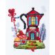 Cross Stitch Kit "Coffee house"