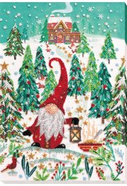 Bead Embroidery Kit on Art Canvas "Visiting the Dwarfs"
