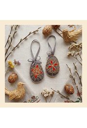 Christmas Ornament Bead Embroidery Kit "Easter Star"