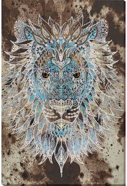 Bead Embroidery Kit on Art Canvas "Savannah Pride"