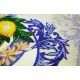 Bead Embroidery Kit on Art Canvas "Lemons"