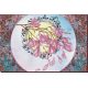 Bead Embroidery Kit on Art Canvas "Blooming magnolia"