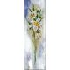 Bead Embroidery Kit on Art Canvas "Fragile lilies"