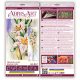 Bead Embroidery Kit on Art Canvas "Fragile lilies"