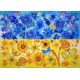 Bead Embroidery Kit on Art Canvas "The flag"