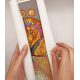 Bead Embroidery Kit on Art Canvas "Amber flight"