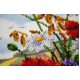 Bead Embroidery Kit on Art Canvas "Summer morning"