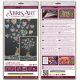 Bead Embroidery Kit on Art Canvas "Rabbits in love"