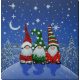 Bead Embroidery Kit on Art Canvas "The three dwarfs"