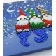 Bead Embroidery Kit on Art Canvas "The three dwarfs"