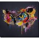 Bead Embroidery Kit on Art Canvas "Look of a predator"