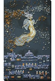 Bead Embroidery Kit on Art Canvas "Star angel"