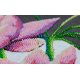 Bead Embroidery Kit on Art Canvas "Blooming lotus"