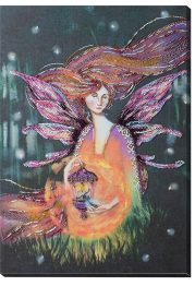 Bead Embroidery Kit on Art Canvas "Summer night"