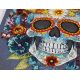 Bead Embroidery Kit on Art Canvas "Calavera"