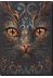 Bead Embroidery Kit on Art Canvas "The look of a witch"