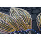 Bead Embroidery Kit on Art Canvas "Blooming in the dark"