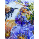 Bead Embroidery Kit on Art Canvas "Flower honey"