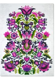 Bead Embroidery Kit on Art Canvas "Remembering traditions"