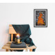 Bead Embroidery Kit on Art Canvas "Dancing around the campfire"