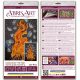 Bead Embroidery Kit on Art Canvas "Dancing around the campfire"