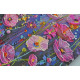 Bead Embroidery Kit on Art Canvas "Spring moment"