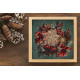 Bead Embroidery Kit on Art Canvas "The taste of Christmas"