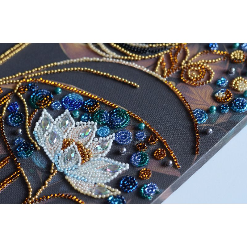 Bead Embroidery Kit on Art Canvas "Dream Bloom"