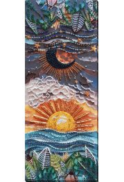 Bead Embroidery Kit on Art Canvas "Between day and night"