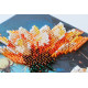 Bead Embroidery Kit on Art Canvas "The gift of the sun"