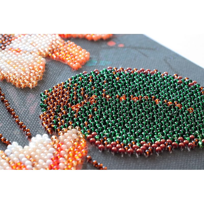 Bead Embroidery Kit on Art Canvas "The gift of the sun"