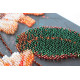 Bead Embroidery Kit on Art Canvas "The gift of the sun"